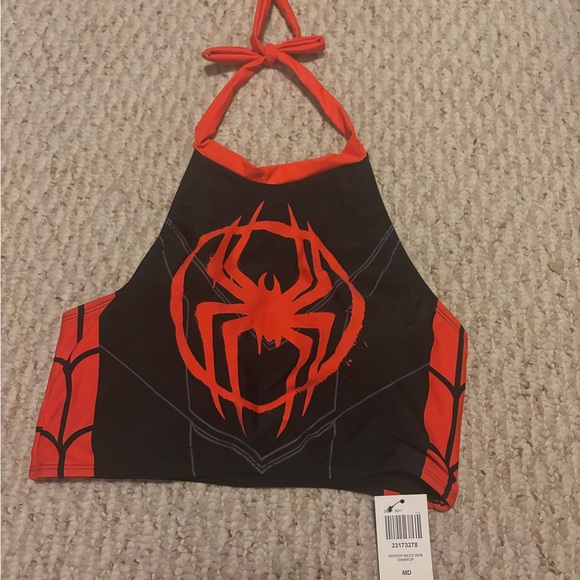 Spider Man Across the Spider Verse Miles Morales Swim Suit - Picture 5 of 5